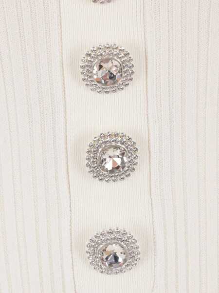 Rochii elegante Self-Portrait Short knit dress White Femei (BM 17432862) 4