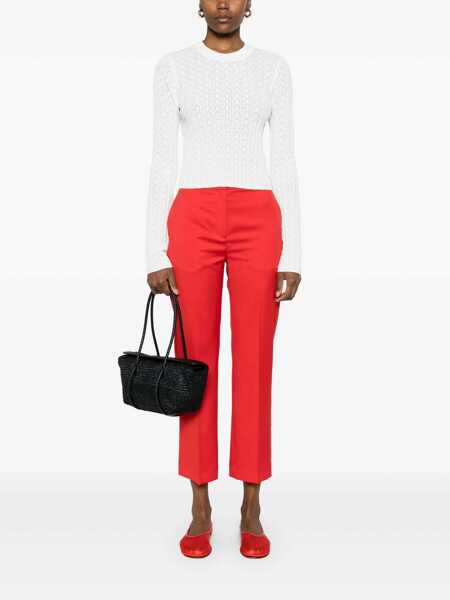 Pulovere Loulou Studio Tinos Crew-neck sweater White Femei (BM 17432868) 2