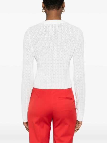 Pulovere Loulou Studio Tinos Crew-neck sweater White Femei (BM 17432868) 4