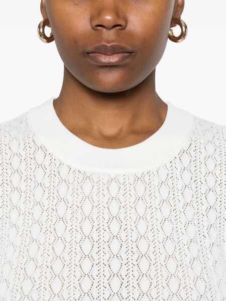 Pulovere Loulou Studio Tinos Crew-neck sweater White Femei (BM 17432868) 5