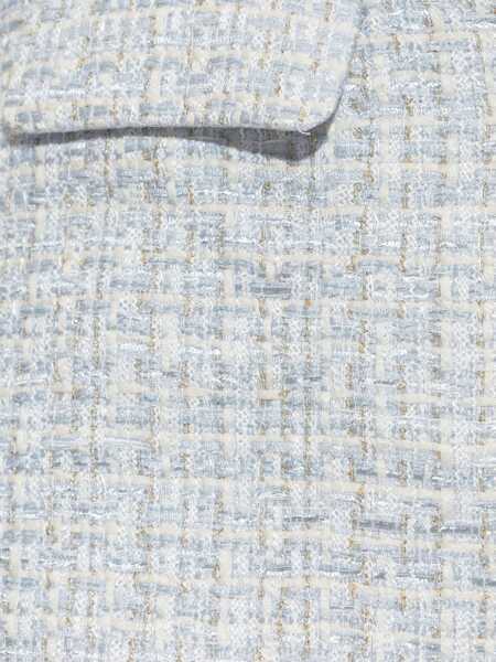 Fuste casual Self-Portrait Belted miniskirt Blue Femei (BM 17432874) 5