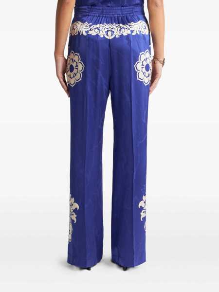 Pantaloni casual ETRO Trousers Blue Femei (BM 17432898) 4