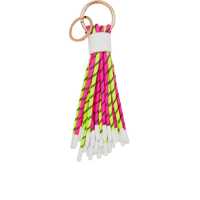 Brelocuri ESSENTIEL ANTWERP HUNFAIR FUCHSIA AND YELLOW KEYCHAIN Femei