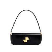 Genti de umar Patou Le Lock Leather Shoulder Bag Femei