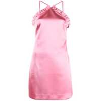 Rochii P.A.R.O.S.H. Ruffled Satin-Finish Minidress Femei