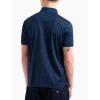 Camasi Emporio Armani pentru Barbati - Camasi Emporio Armani Emporio Armani T-Shirts And Polos LOGO JACQUARD BLU/BL Barbati (BM 17434632) - B-mall.ro