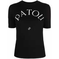 Topuri Patou Jacquard Short Sleeves Jumper Femei