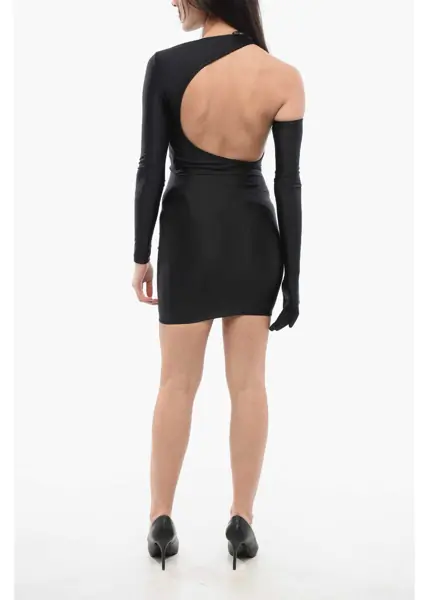 Rochii elegante Balenciaga One-Shoulder Cut Out Dress Black Femei (BM 17435989) 2