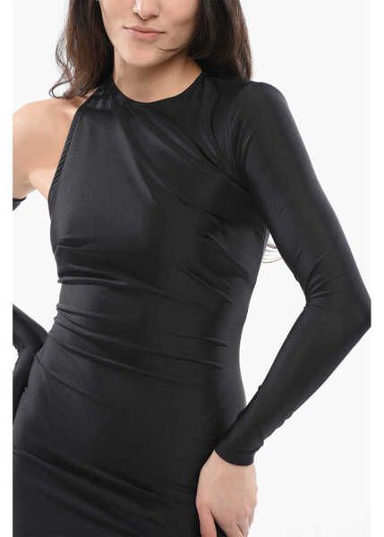 Rochii elegante Balenciaga One-Shoulder Cut Out Dress Black Femei (BM 17435989) 3