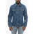 Dries Van Noten Dark Washed Denim Shirt With Breast-Pockets Blue