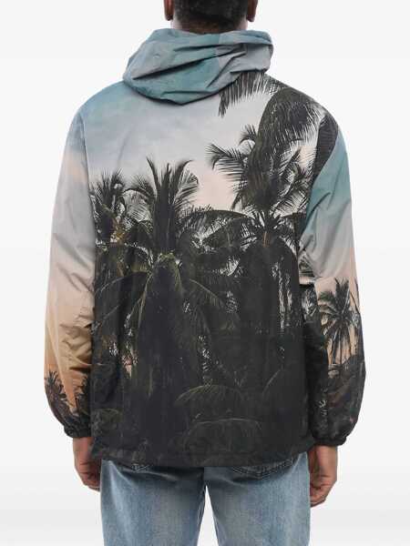 Jachete Armani Emporio Hooded Palm Windbreaker Multicolor Barbati (BM 17436010) 3