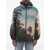 Armani Emporio Hooded Palm Windbreaker Multicolor