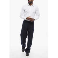 Pantaloni casual Gucci pentru Barbati - Pantaloni casual Gucci 4-Pocketed Jacquard Wool Pants With Ton Sur Ton Monogram Mot Blue Barbati (BM 17436028) - B-mall.ro