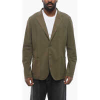 Sacouri Herno Unlined Stretch Fabric Blazer With Patch Pockets