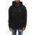 DSQUARED2 Rhinestoned Cotton Ibra Hoodie Black
