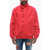 DSQUARED2 Cotton Blend Windbreaker With Back Embossed Logo Red