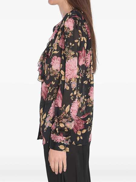 Bluze Chloe Ruffled Blouse BLACK Femei (BM 17436301) 3