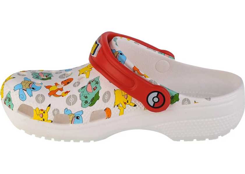 Slapi Crocs Pokemon Classic Kids Clog White Baieti (BM 17436448) 2