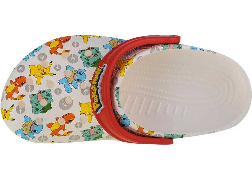 Slapi Crocs Pokemon Classic Kids Clog White Baieti (BM 17436448) 3