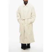 Paltoane pentru Barbati - Paltoane Gucci Belted Monogram Supreme Padded Coat White Barbati (BM 17436598) - B-mall.ro