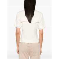 Tricouri Moncler Grenoble Dama - Tricouri Moncler Grenoble T-Shirt With Patch WHITE Femei (BM 17436763) - B-mall.ro