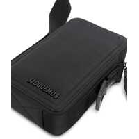 Genti tip postas pentru Barbati - Genti tip postas JACQUEMUS Vertical Cuerda Crossbody Bag BLACK Barbati (BM 17436790) - B-mall.ro