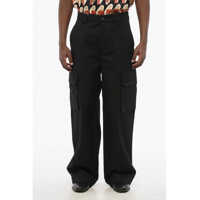 Pantaloni casual Stretch Cotton Cargo Pants With Belt Loops Barbati