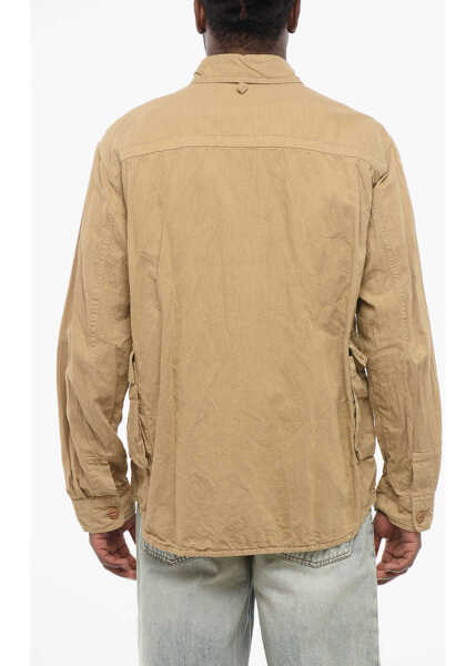 Camasi casual JUNYA WATANABE Linen Blend Multipocketed Overshirt Beige Barbati (BM 17436889) 2