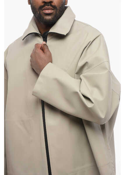 Jachete FEAR OF GOD Zip-Up Monochrome Nylon Windbreaker Beige Barbati (BM 17436925) 3