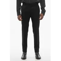 Pantaloni eleganti Dolce & Gabbana 4-Pocketed Stretch Wool Pants With Belt Loops