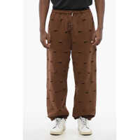 Pantaloni de trening Jacquemus Solid Color Swoosh Joggers With All-Over Cut-Out D Barbati