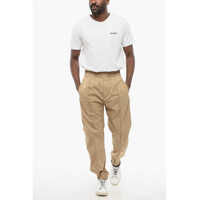 Pantaloni Bottega Veneta pentru Barbati - Pantaloni casual Bottega Veneta Nylon Pants With Elastic Cuffs Beige Barbati (BM 17436973) - B-mall.ro