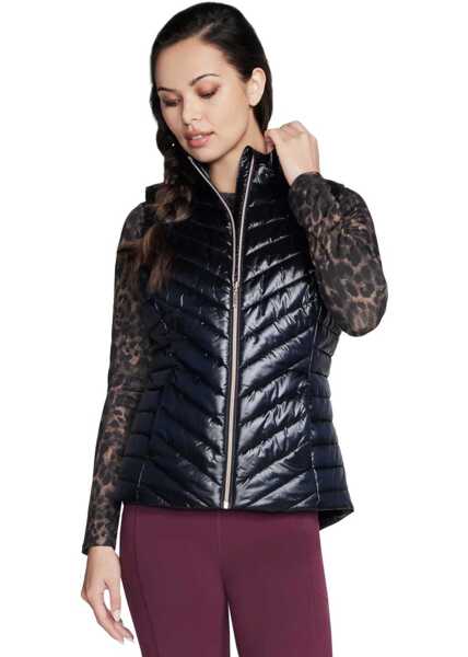 Veste sport SKECHERS GO Shield Shine Vest Black Femei (BM 17437144) 4