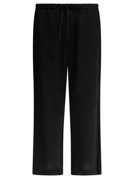Pantaloni casual TOTME Trousers Black Femei (BM 17437164) 1