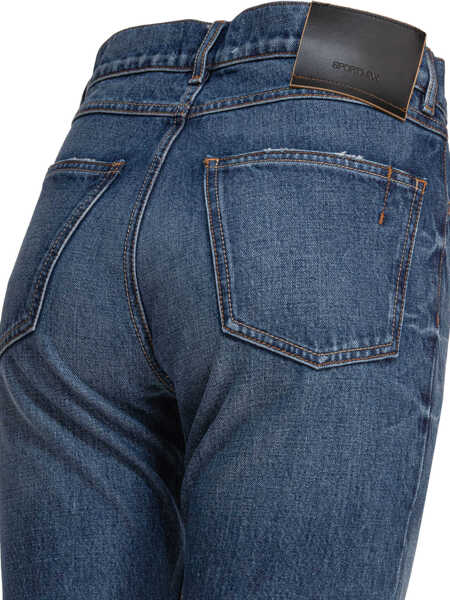 Blugi drepti Max Mara Slim fit jeans Blue Femei (BM 17437170) 4