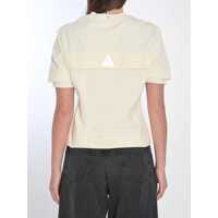 Tricouri Moncler Grenoble Dama - Tricouri Moncler Grenoble T-Shirt With Patch WHITE Femei (BM 17437779) - B-mall.ro