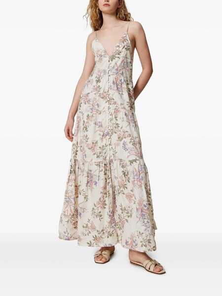 Rochii TWINSET Twinset Multicolor Cotton Maxi Dress ST. FIORE MULTI LUREX Femei (BM 17439255) 2