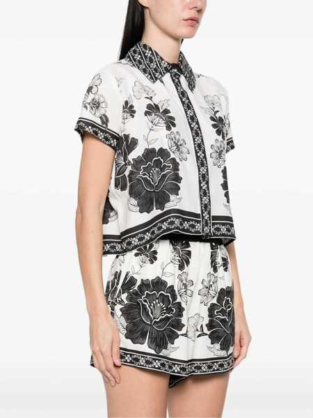 Camasi FARM RIO Farm Rio Flower Shirt WHITE Femei (BM 17439744) 3