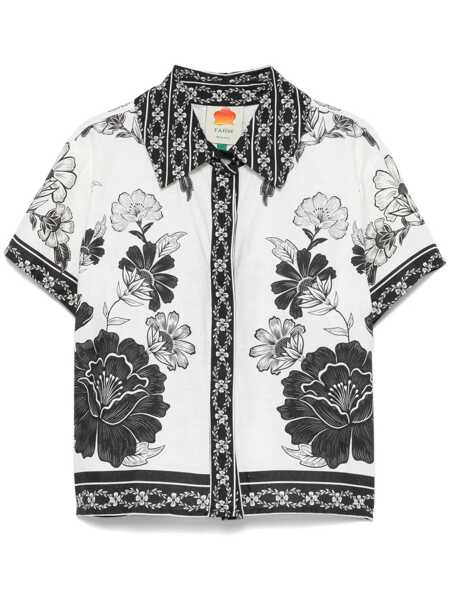 Camasi FARM RIO Farm Rio Flower Shirt WHITE Femei (BM 17439744) 1