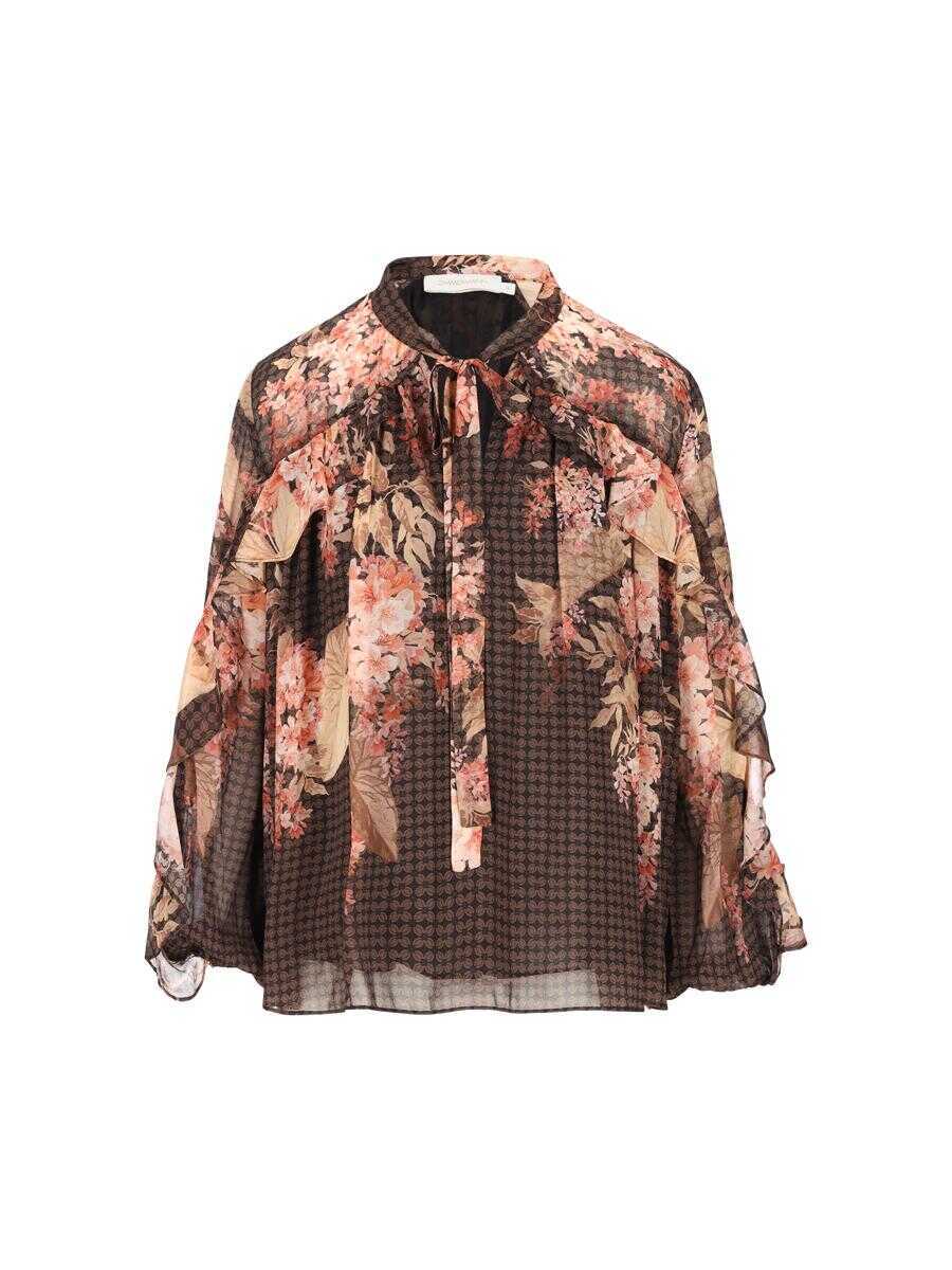 Camasi ZIMMERMANN Zimmermann Shirts BLACK FLORAL Femei (BM 17439999) 1