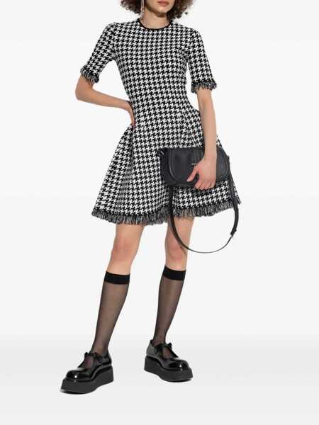 Rochii Alexander McQueen Alexander McQueen Houndstooth Dress Multicolor Femei (BM 17441223) 1