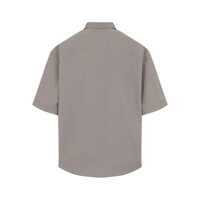 Camasi AMI Paris pentru Barbati - Camasi AMI Paris AMI Paris Boxy Fit Short Sleeve Shirt GREY Barbati (BM 17443761) - B-mall.ro
