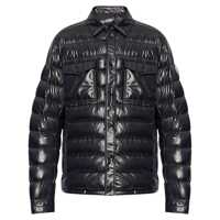 Paltoane Moncler Moncler Blue Down Jacket With Front Press-Stud Fastening