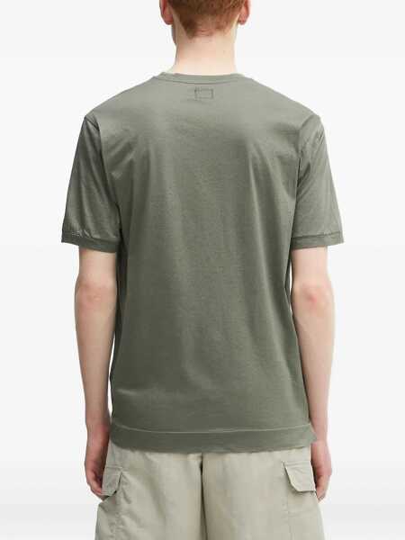 Tricouri C.P. Company T-SHIRTS - SHORT SLEEVE Green Barbati (BM 17446671) 3