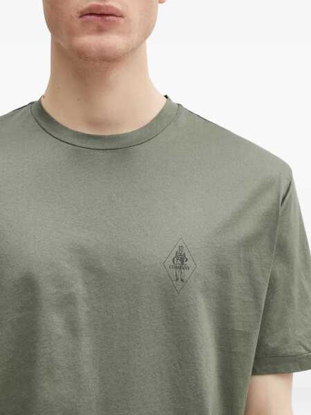 Tricouri C.P. Company T-SHIRTS - SHORT SLEEVE Green Barbati (BM 17446671) 4