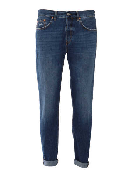 Blugi drepti Dondup ICON PANTS Blue Barbati (BM 17447166) 1