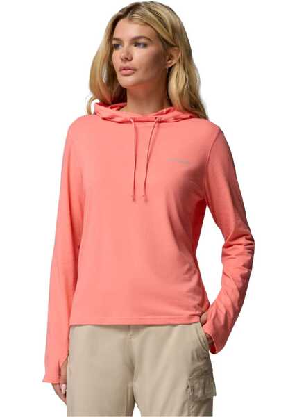 Bluze de trening Columbia W EU Sun Trek LS Hoodie Pink Femei (BM 17447500) 1