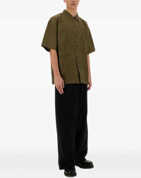 Camasi casual YMC Ciders Shirt BROWN Barbati (BM 17447563) 2