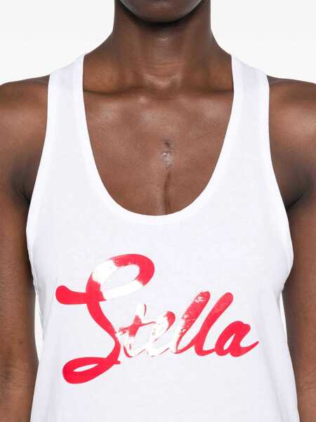 Bluze Stella McCartney Tops With Logo WHITE Femei (BM 17447635) 5