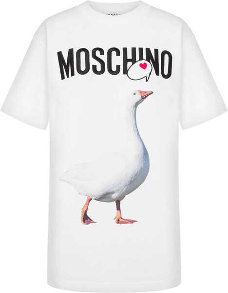 Tricouri Moschino Goose T-Shirt WHITE Femei (BM 17447644) 1